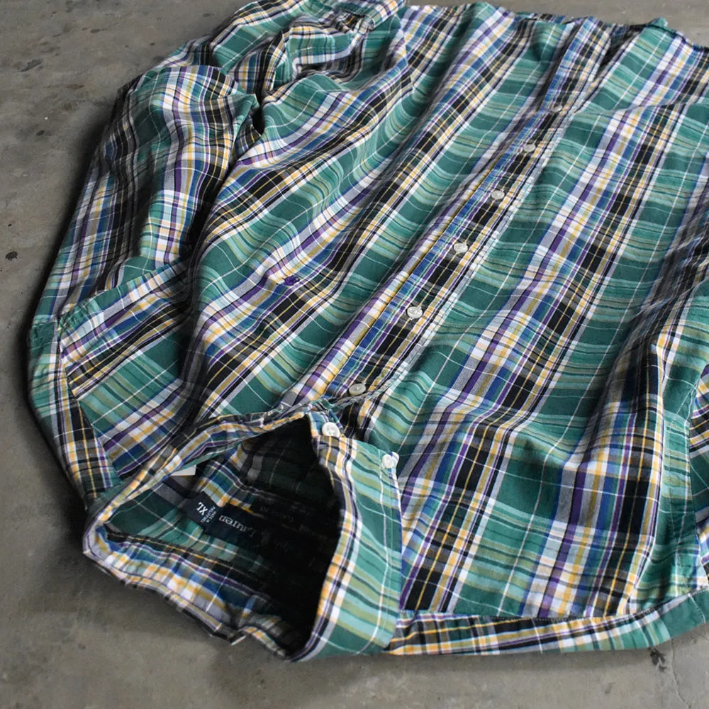 Ralph Lauren “CLASSIC FIT” タータンチェック ボタンダウンシャツ 240327 S2062