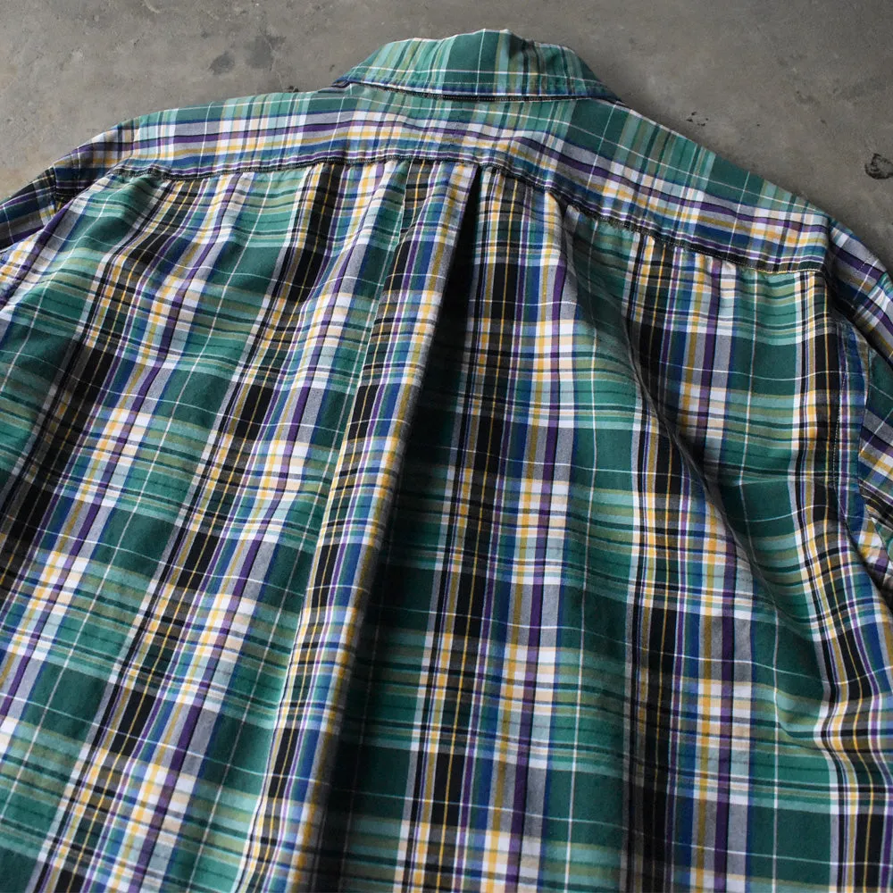 Ralph Lauren “CLASSIC FIT” タータンチェック ボタンダウンシャツ 240327 S2062