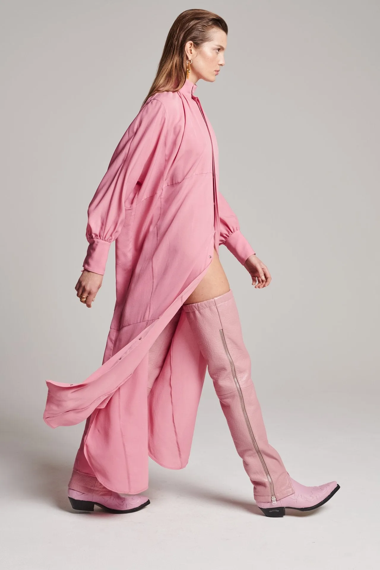 Regard Silk Dress Pink