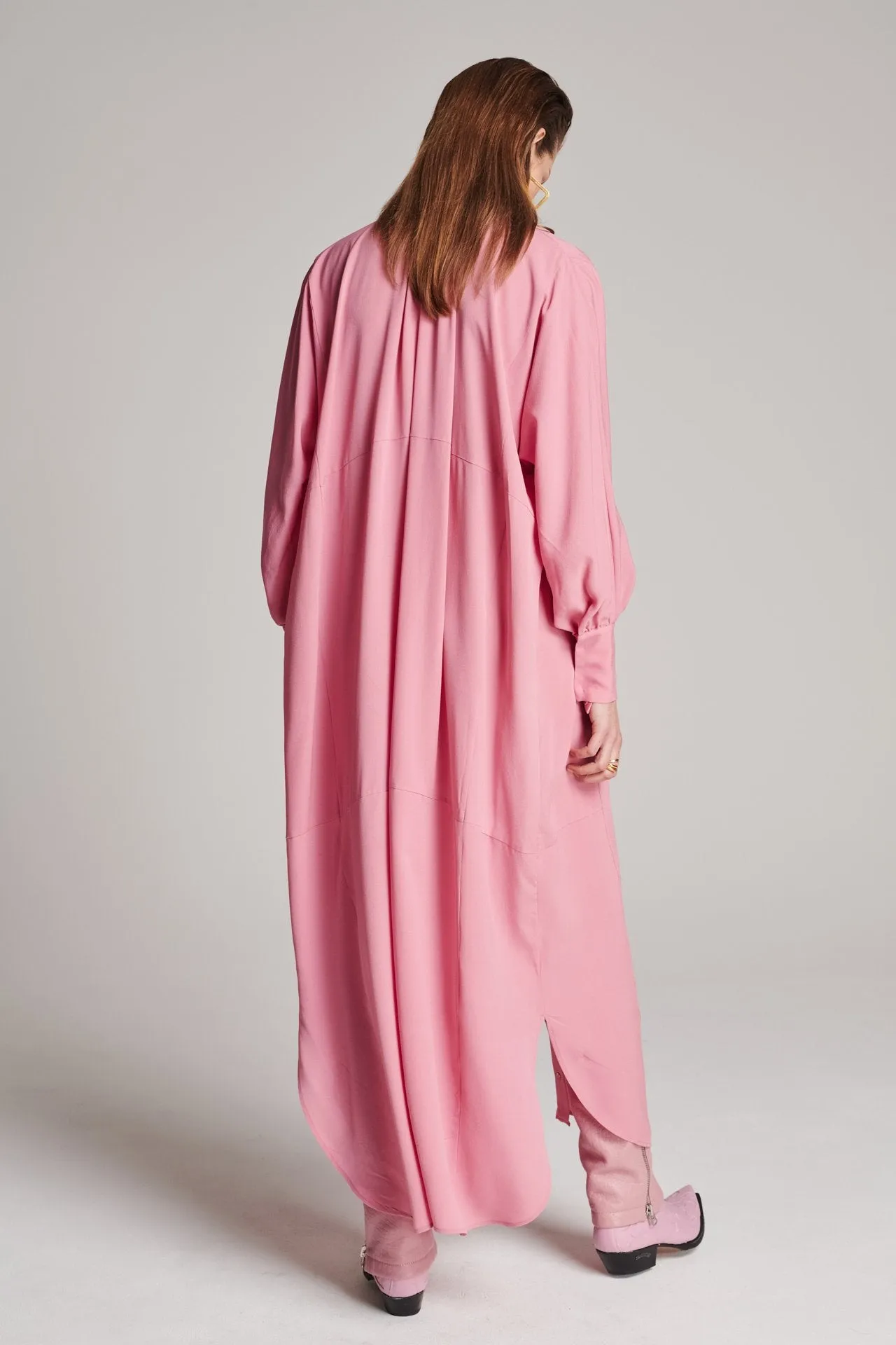 Regard Silk Dress Pink