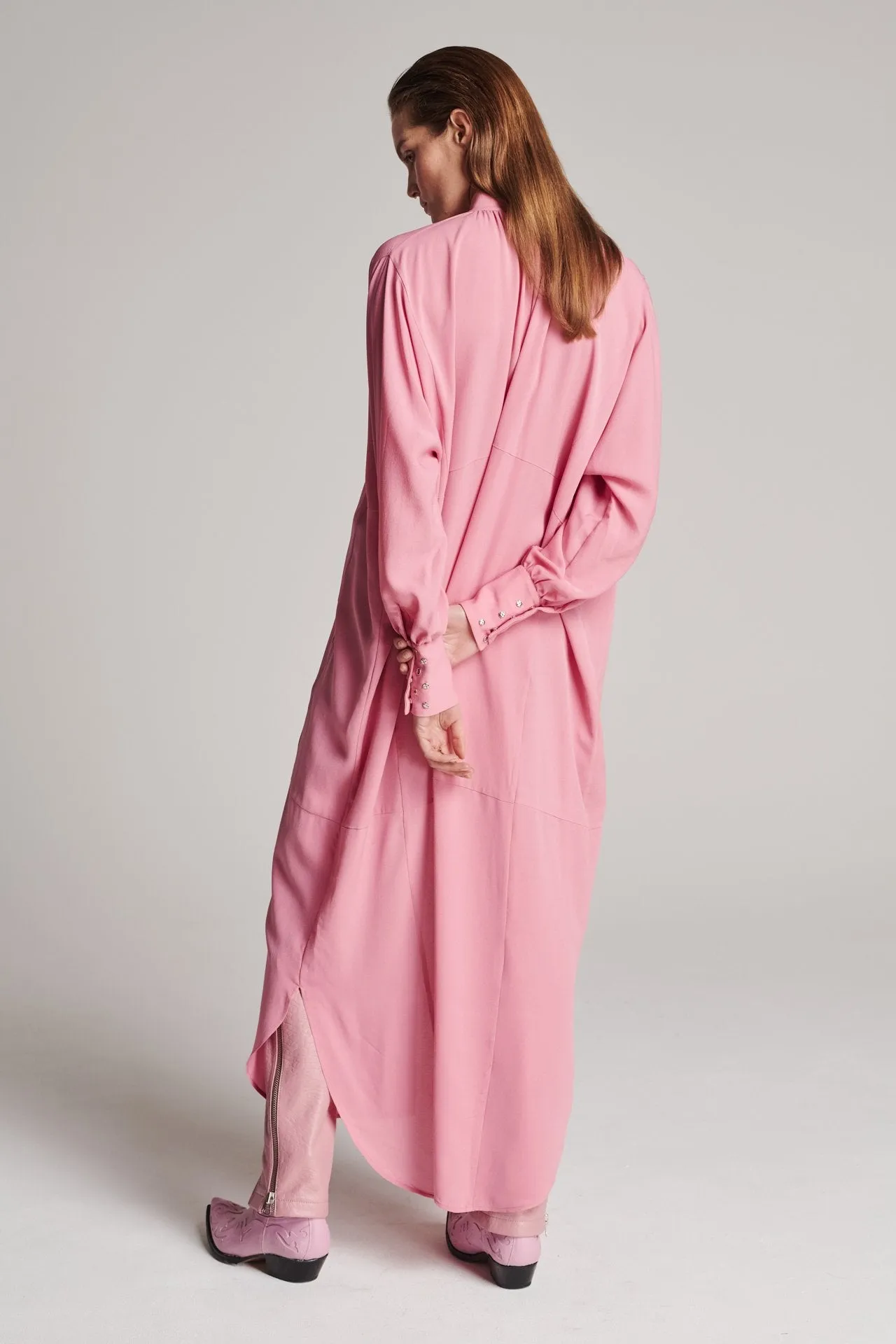 Regard Silk Dress Pink