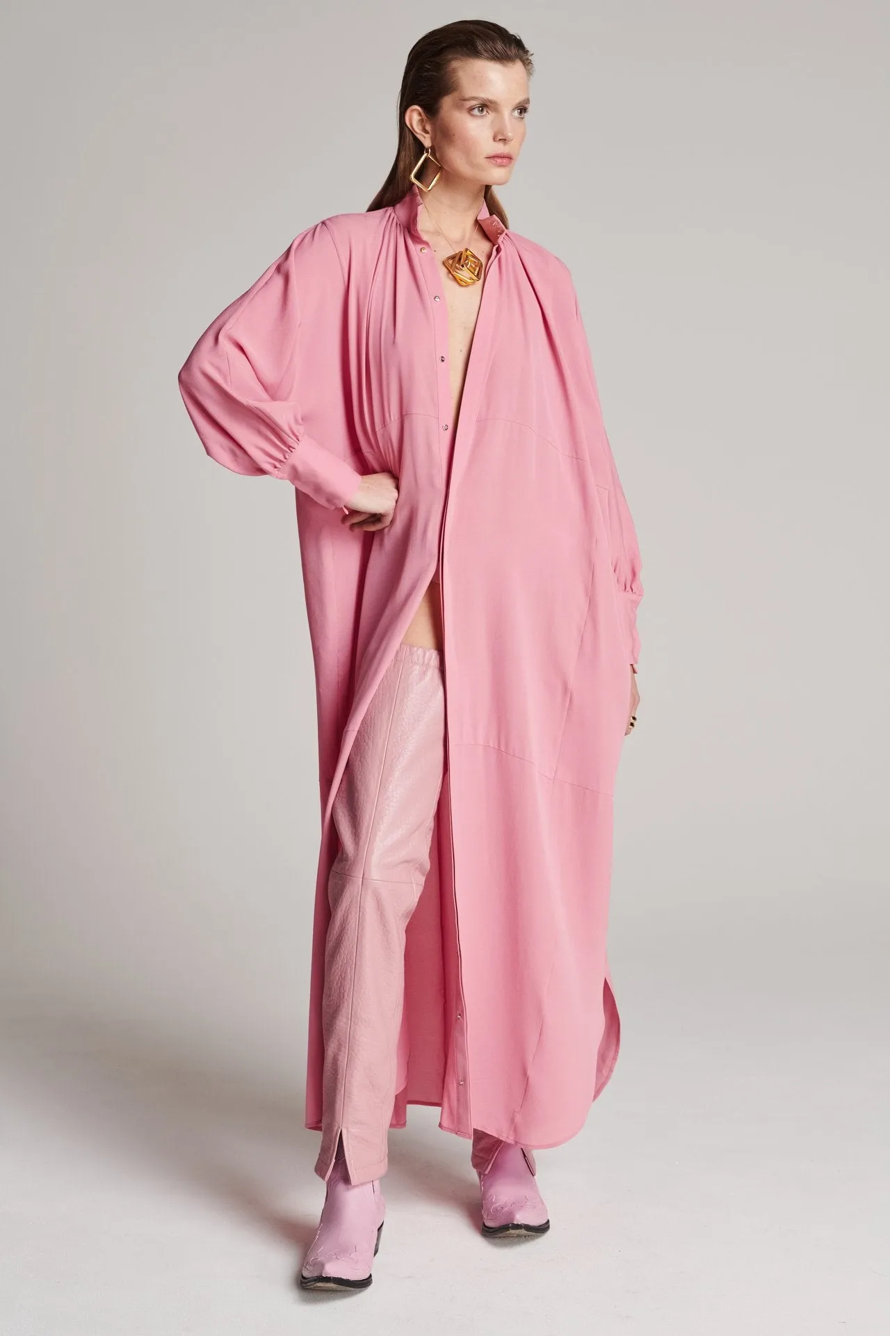 Regard Silk Dress Pink
