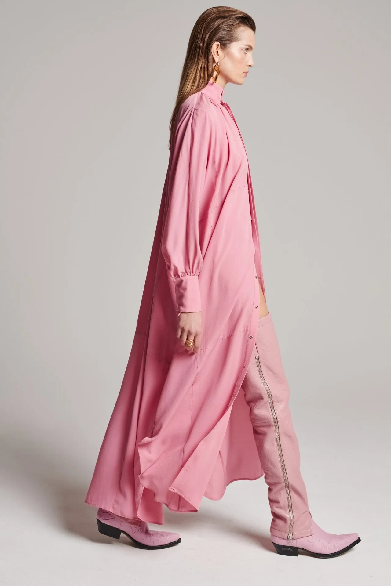 Regard Silk Dress Pink