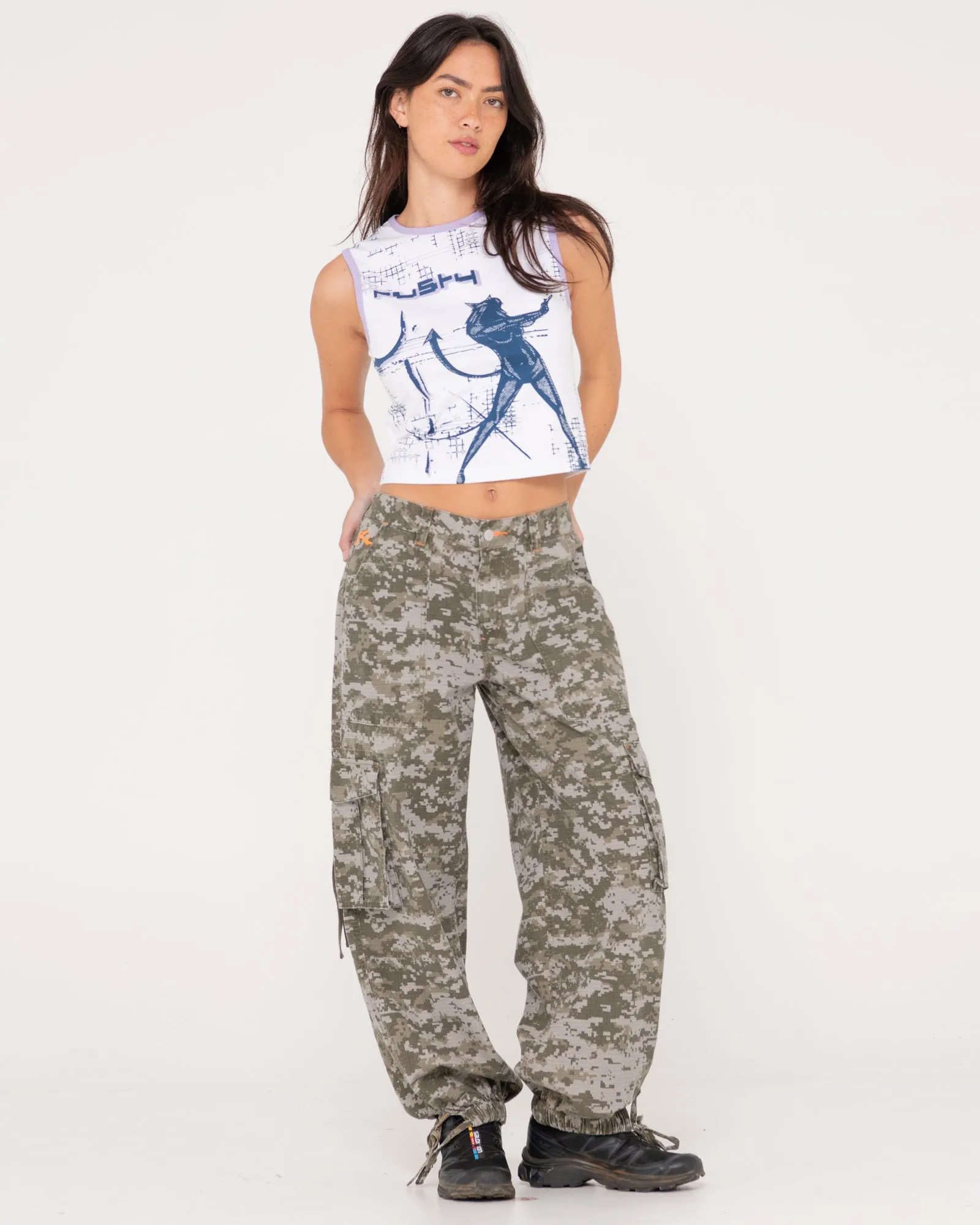 Ricardio Low Rise Cargo Pant