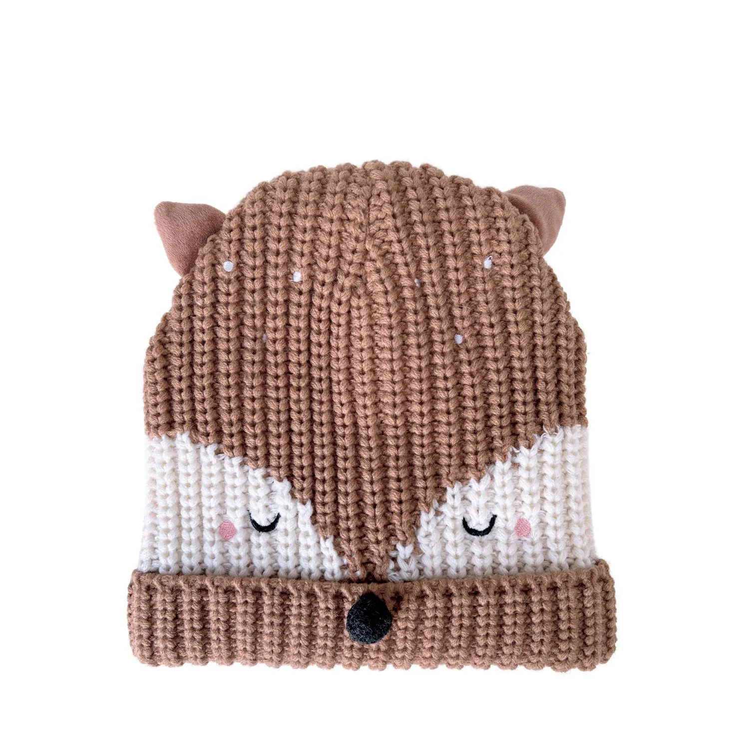 Rockahula Kids Knit Hat | Doris Deer | Brown