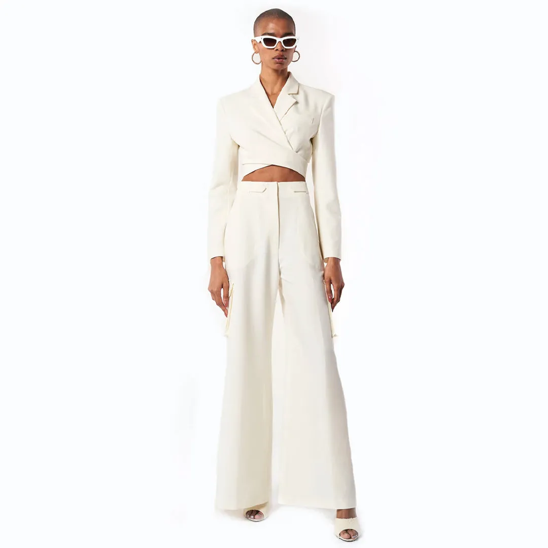 RONNY KOBO CHUCK CARGO PANT IN IVORY
