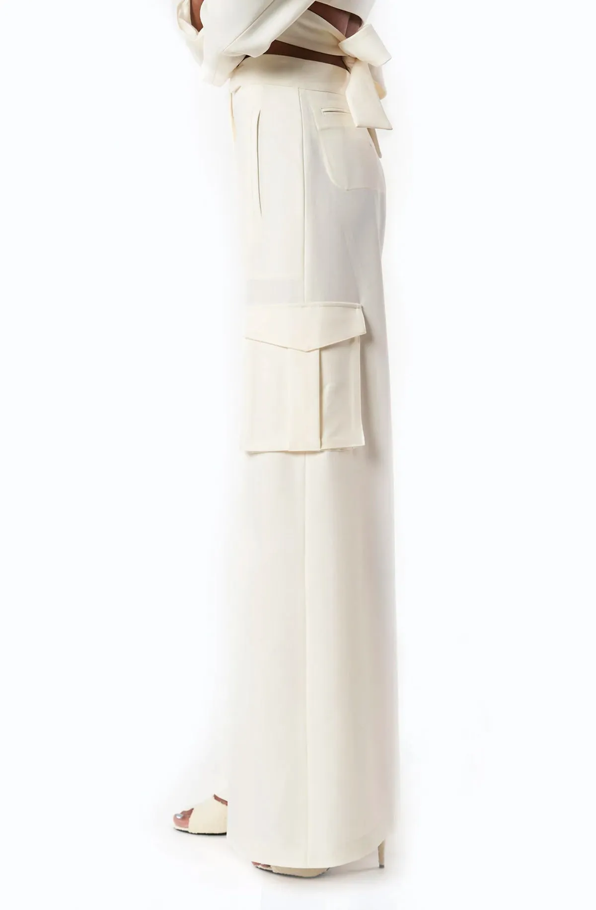 RONNY KOBO CHUCK CARGO PANT IN IVORY