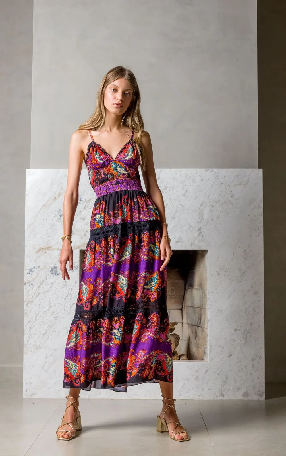 Sara Maxi Skirt (Renard)