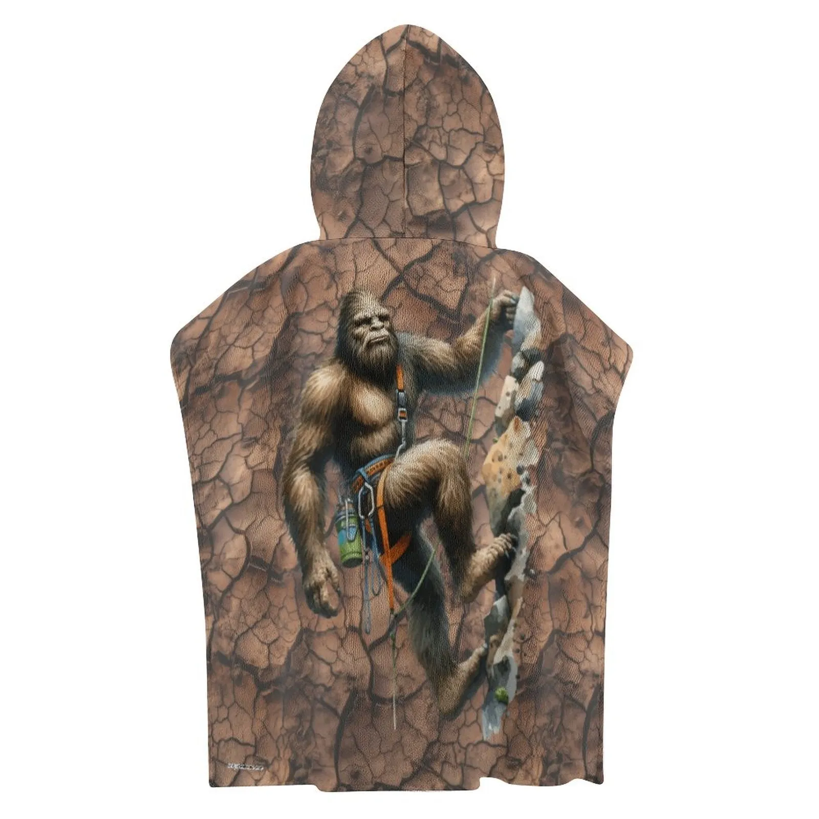 Sasquatch, Bigfoot Sports, Hooded Terry Cloth Pullover Towel for Kids, Children