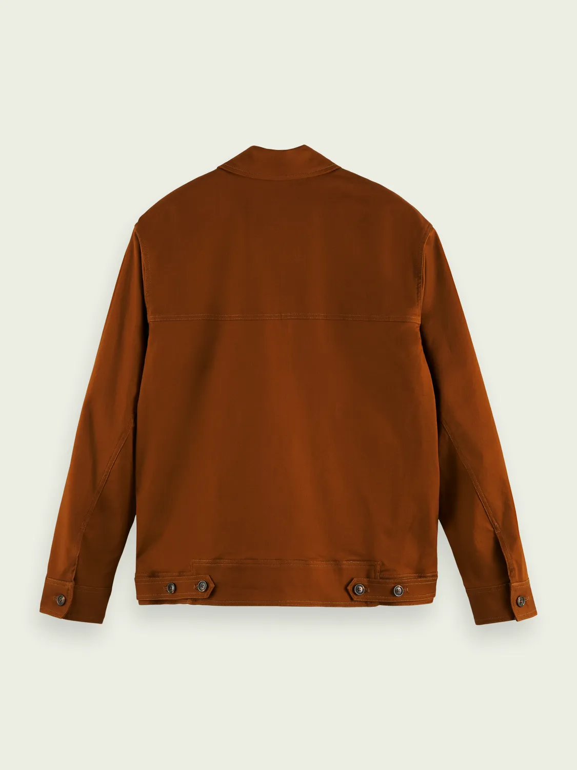 Scotch & Soda Tobacco Twill Trucker Jacket