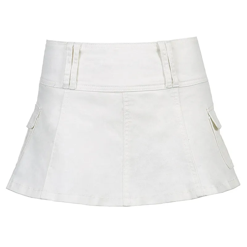 Sexy Pleated Mini Skirt