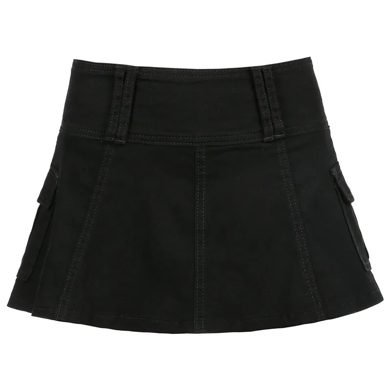 Sexy Pleated Mini Skirt