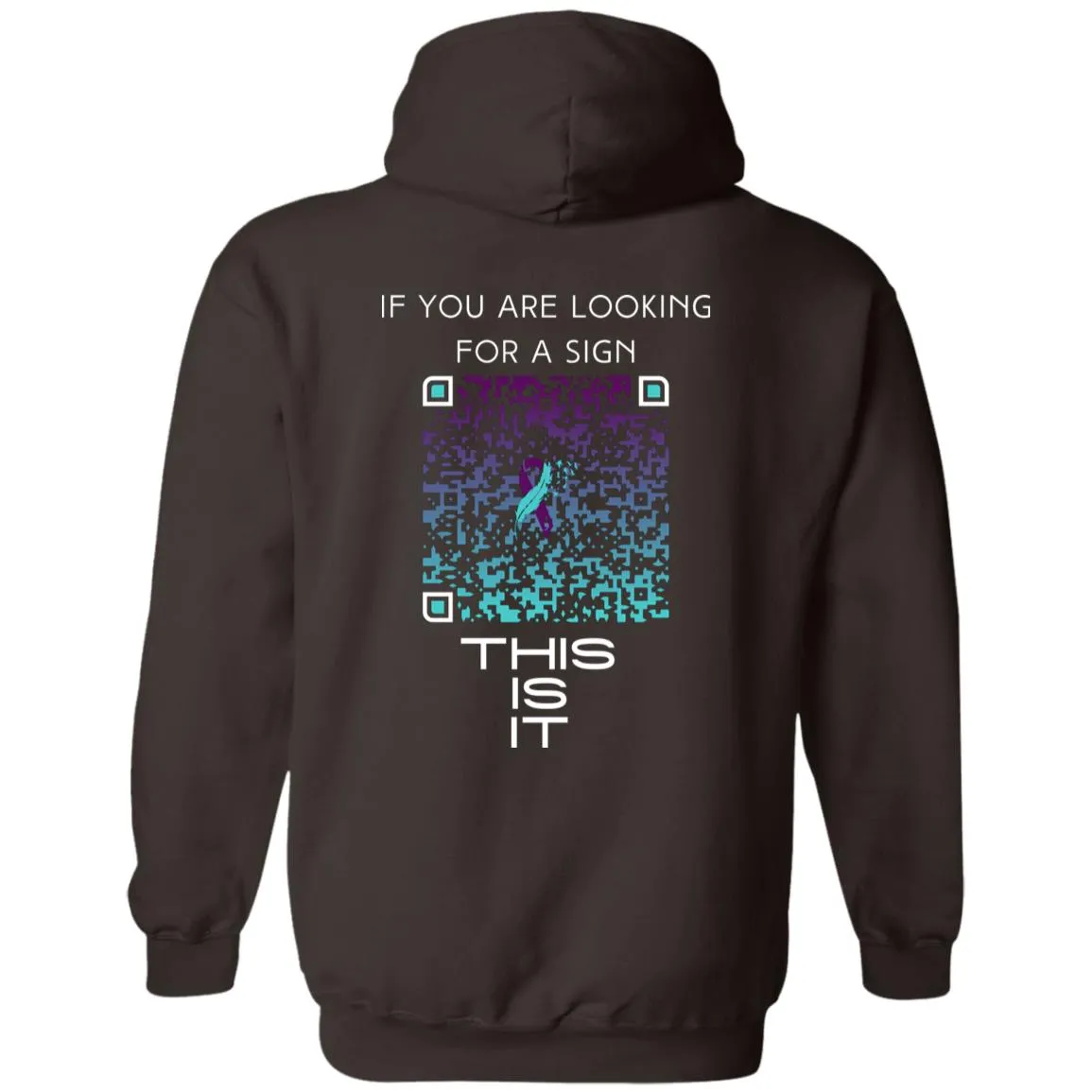 Sign of Strength Pullover Hoodie - Mental Health Awareness