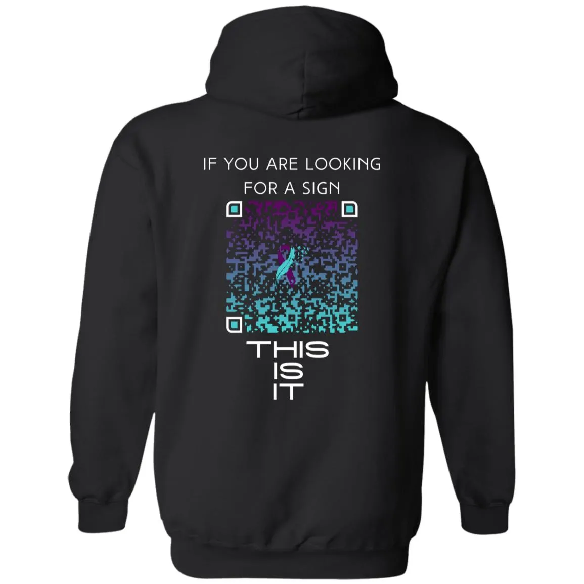Sign of Strength Pullover Hoodie - Mental Health Awareness