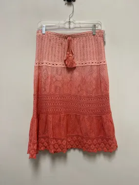 Skirt Maxi By Ultra Pink In Orange & Pink, Size: S