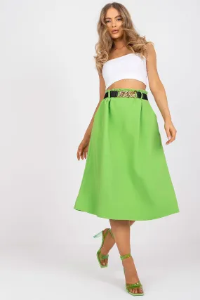 Skirt with elastic waistband
