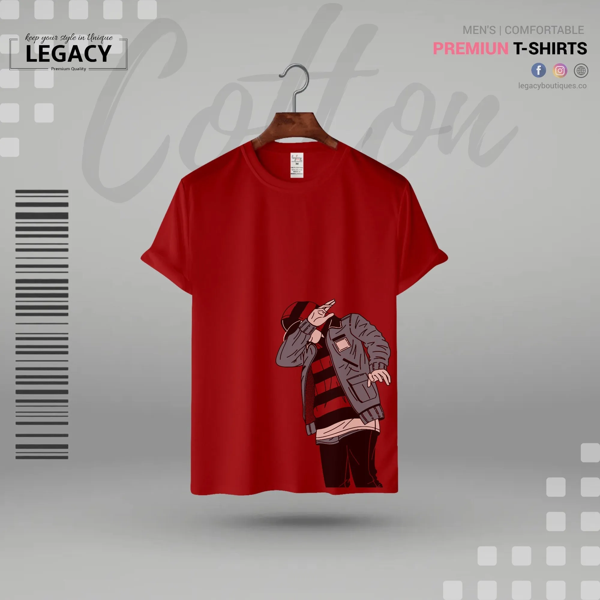 Sort Sleeve Men's Premium Designer Edition T Shirt