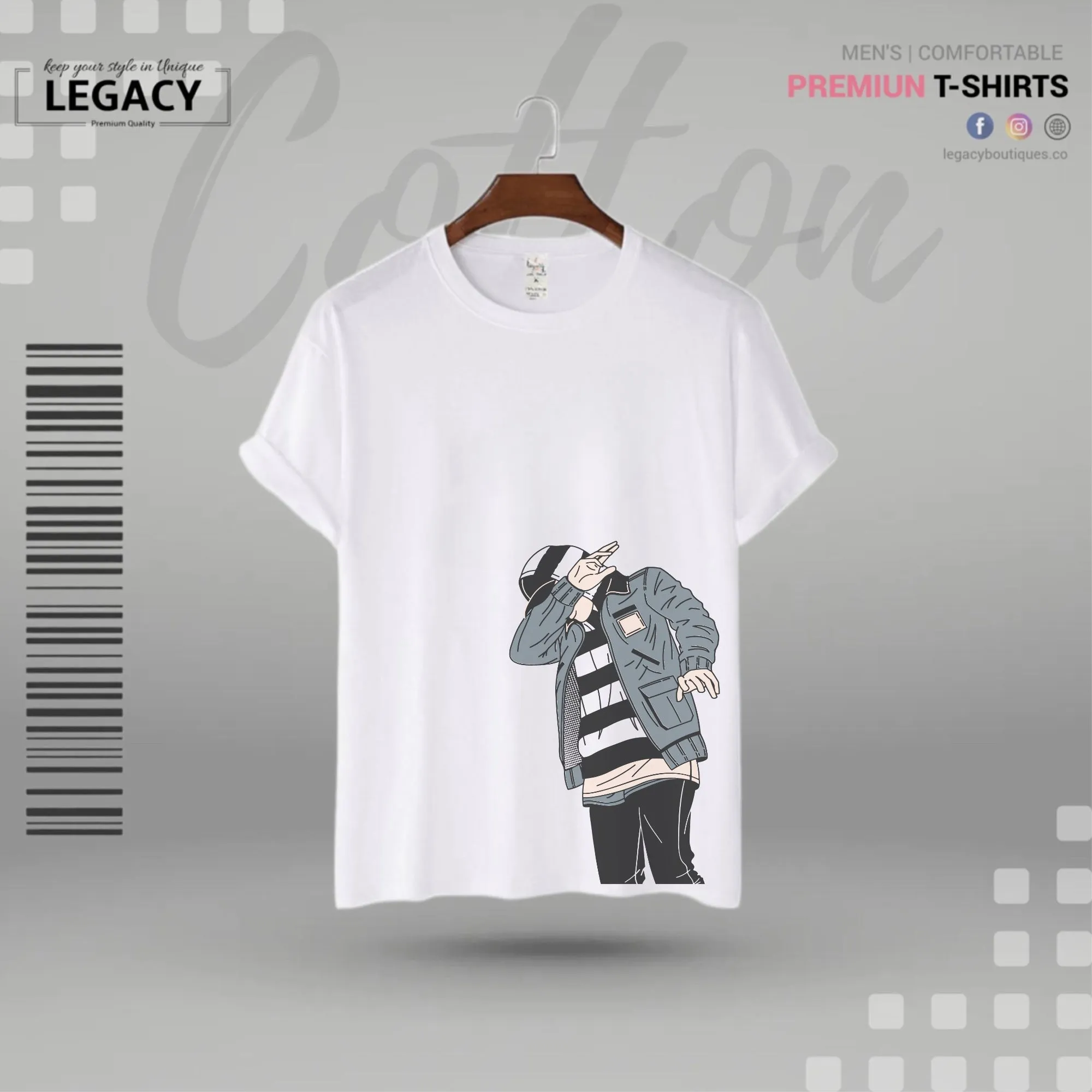 Sort Sleeve Men's Premium Designer Edition T Shirt