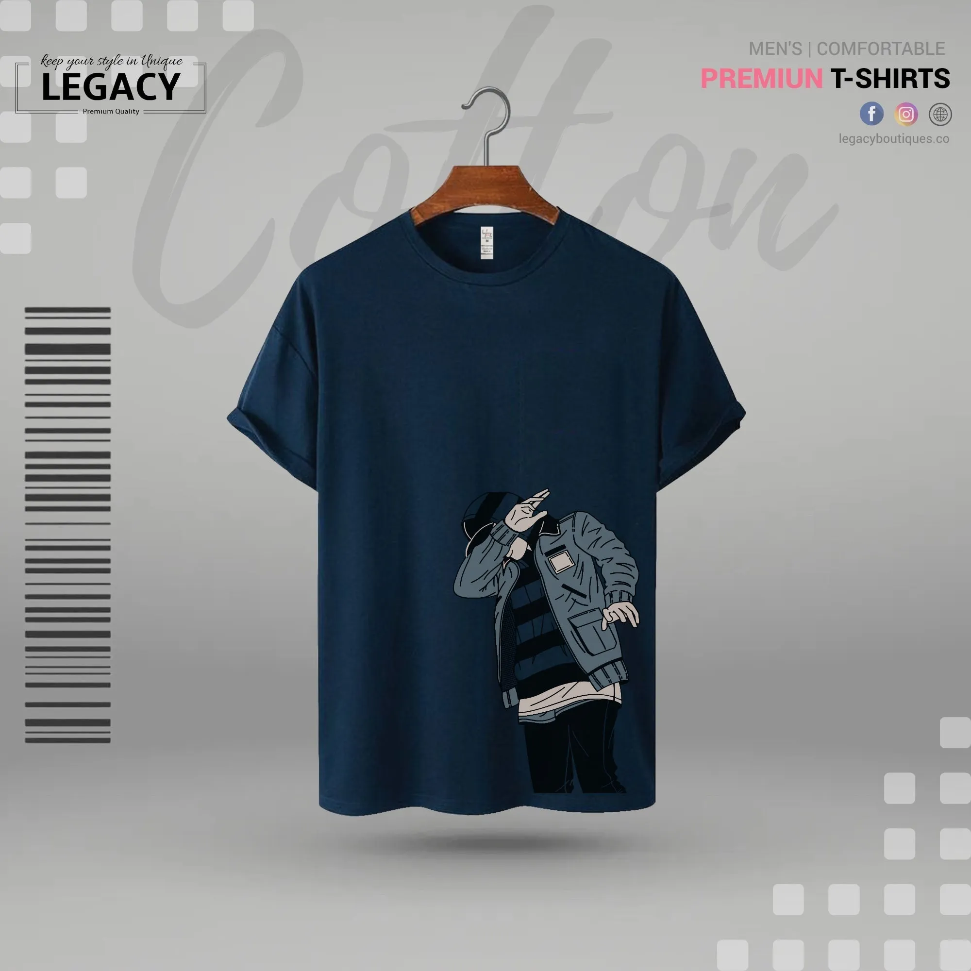 Sort Sleeve Men's Premium Designer Edition T Shirt