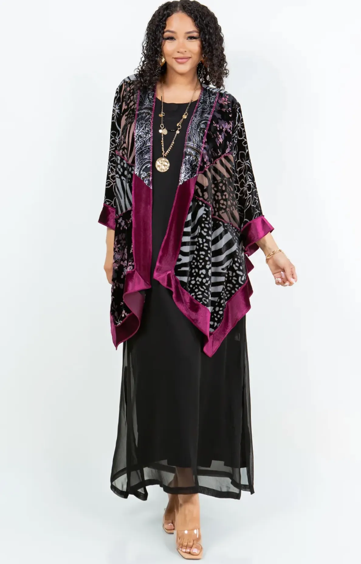 Sterling Style Short Butterfly Jacket - 6010SBJ MAGENTA