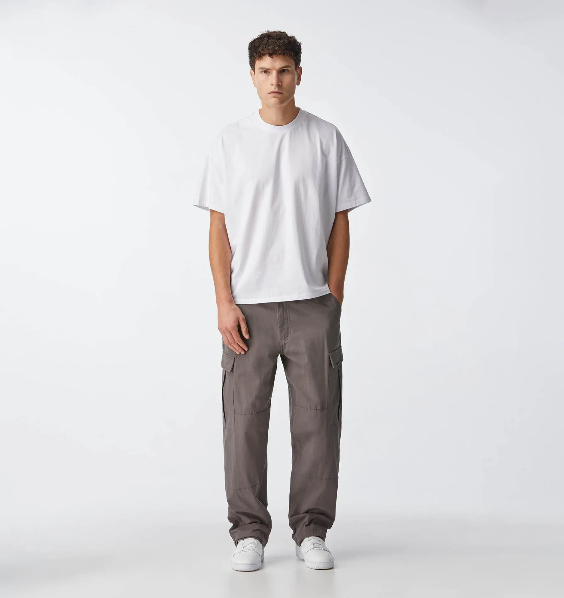 Straight Cargo Pant - Charcoal