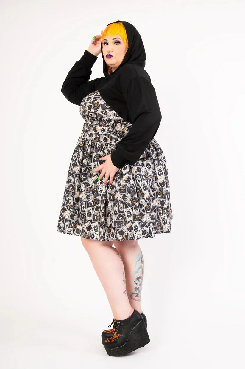 Talisman Hooded Black Shrug