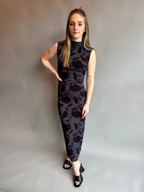 Tatum Shadow Floral Midi Dress