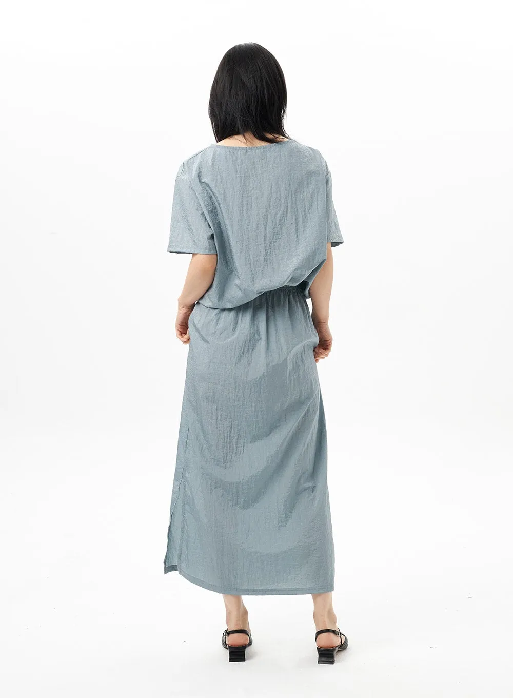 Tee And Maxi Skirt Set OU312