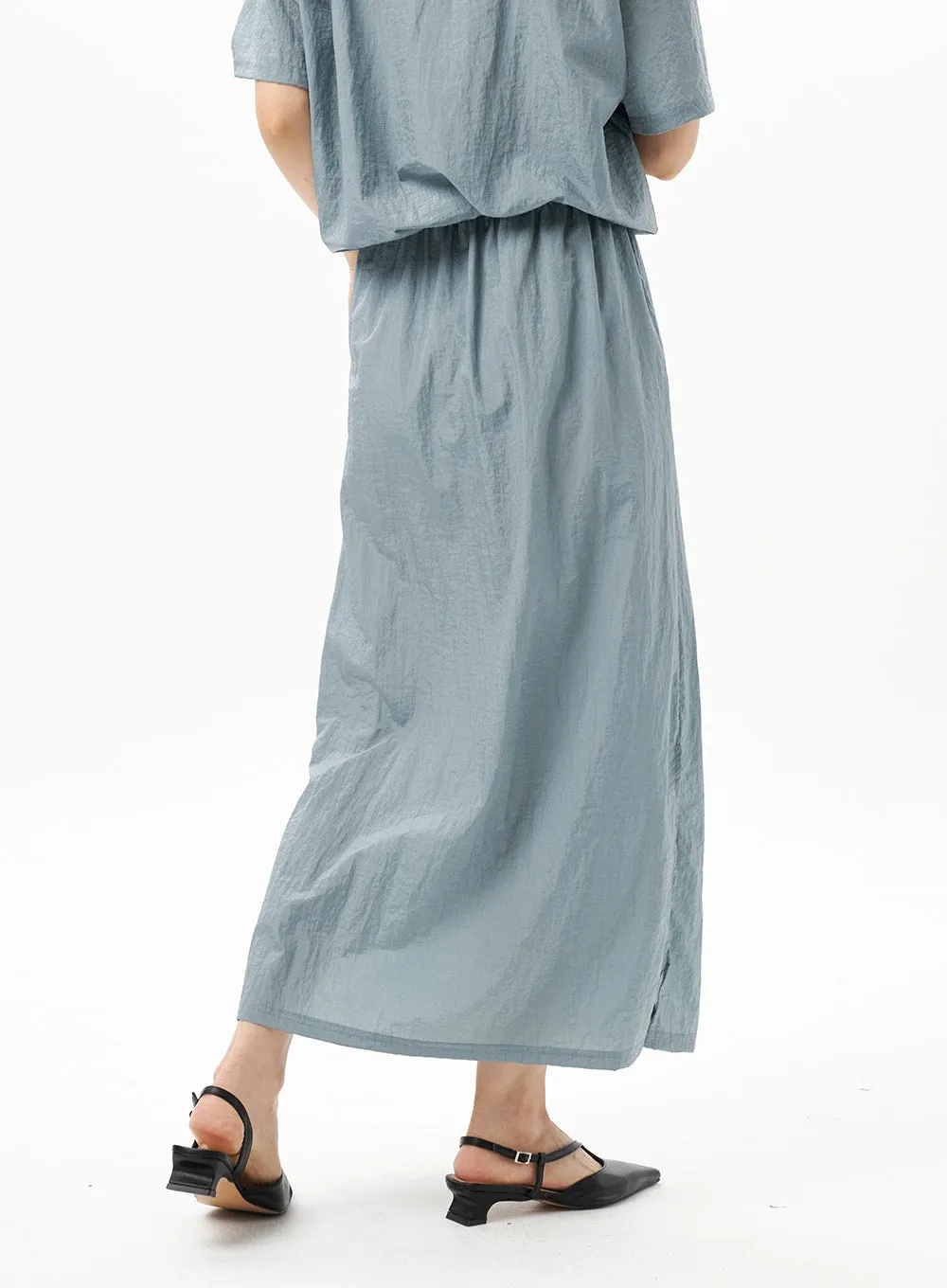 Tee And Maxi Skirt Set OU312