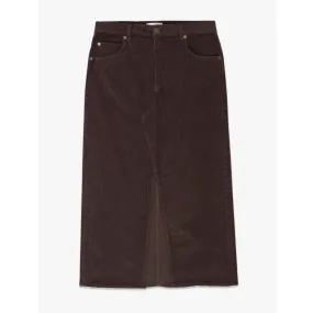 The Corduroy Midaxi Skirt | Espresso