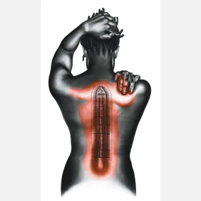 The Forgotten Journey female colorized - 22x34 giclee - Poncho Brown