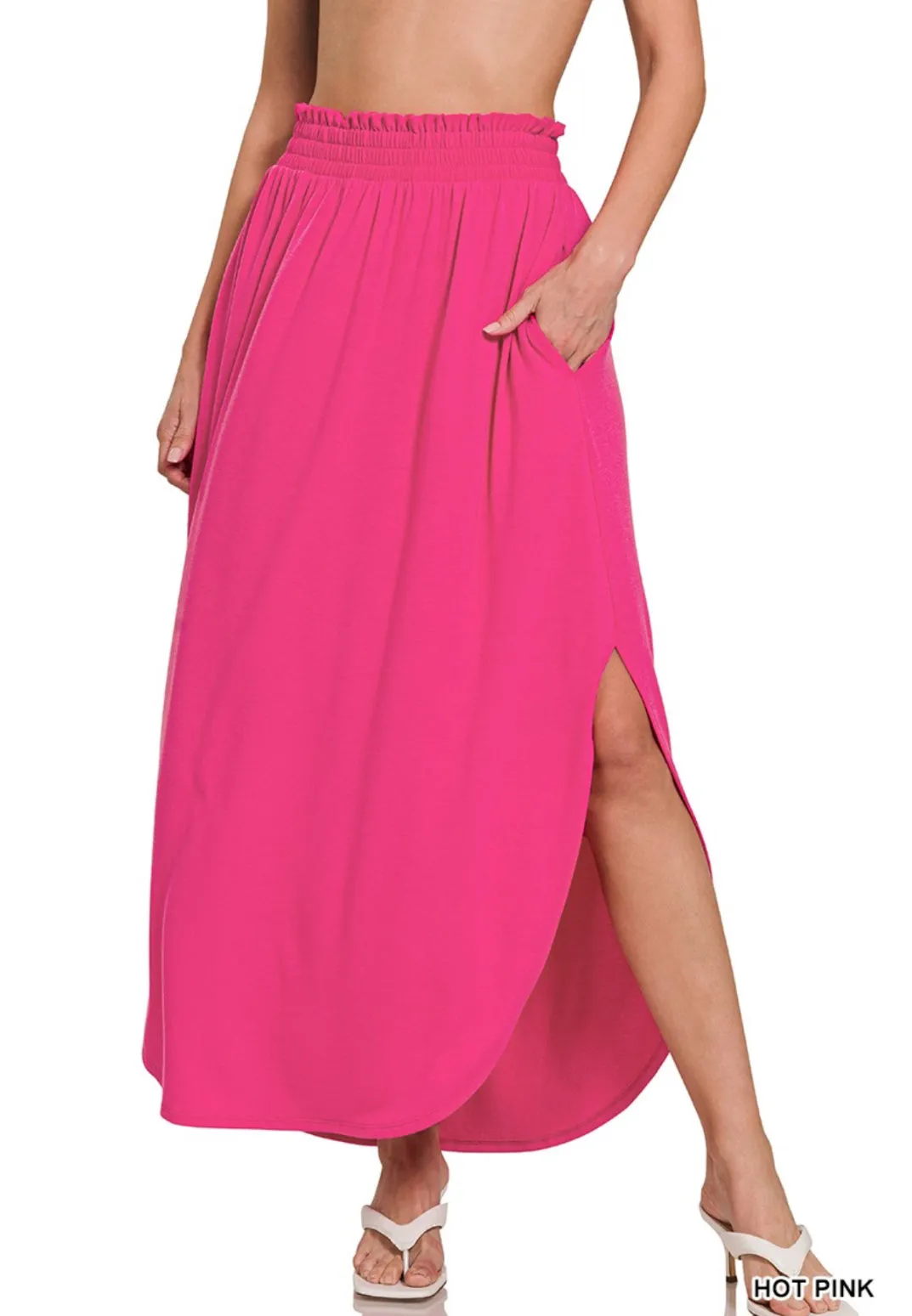 The Runaway June Maxi Hot Pink S-XL