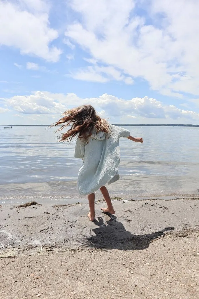 Tofino Towel Kids 'Pebble' Poncho - Sage