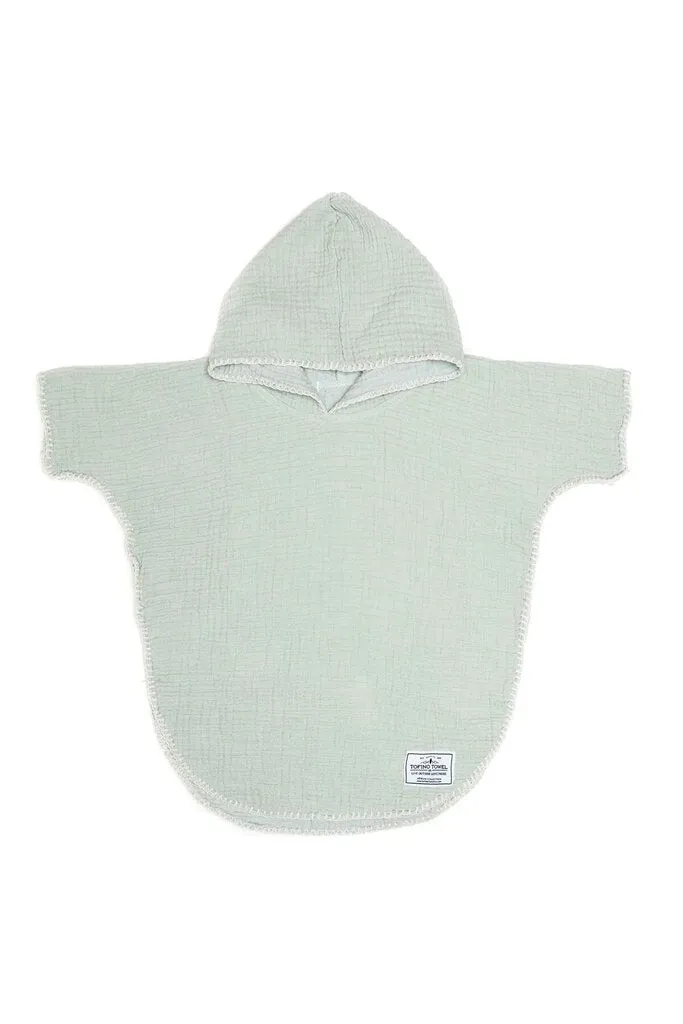 Tofino Towel Kids 'Pebble' Poncho - Sage