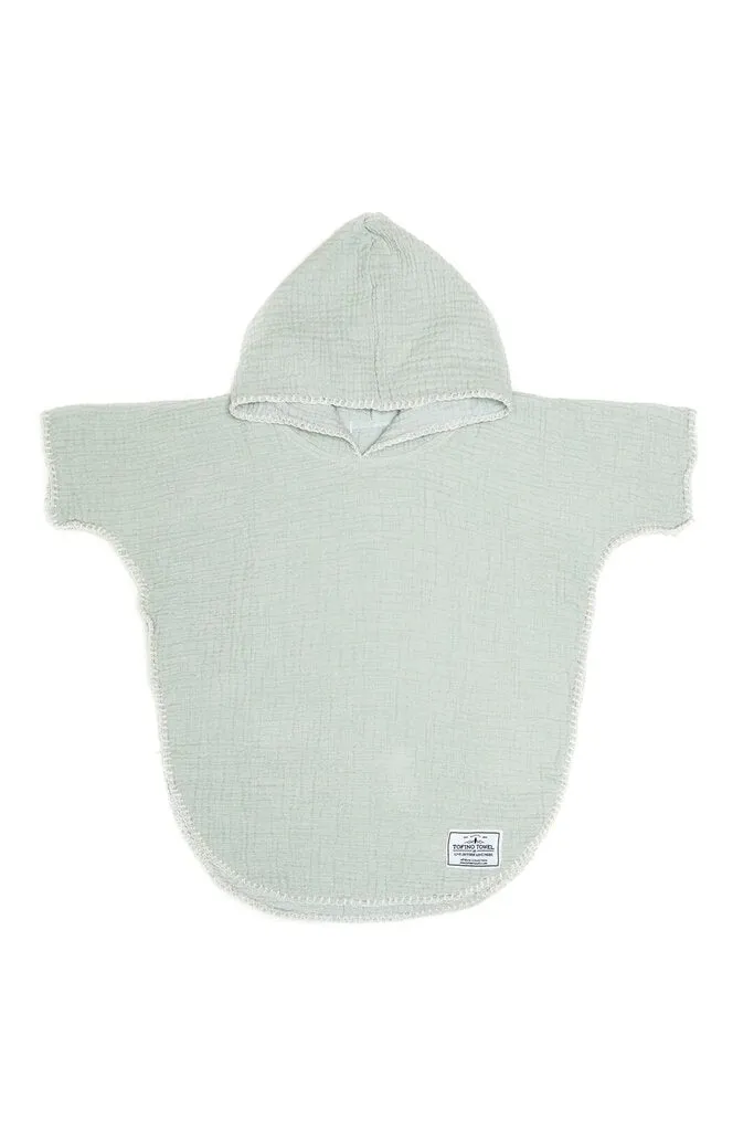Tofino Towel Kids 'Pebble' Poncho - Sage