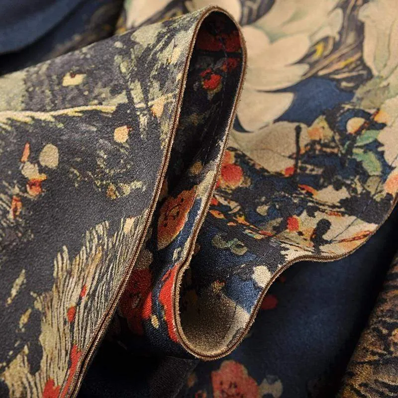 TRENCH FLORAL AUTUMN COAT