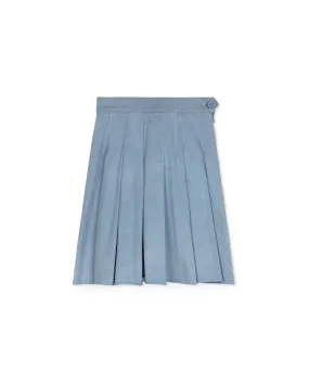 Tween T-shirt Denim Pleated Skirt