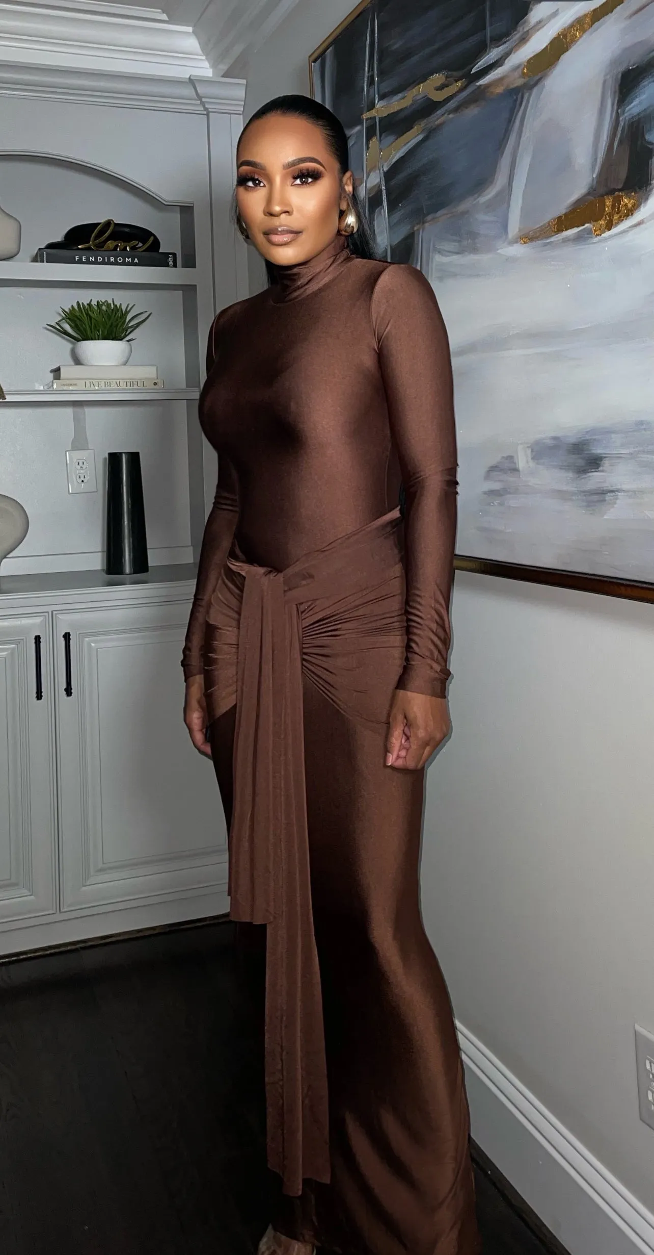 Twisted Maxi Dress