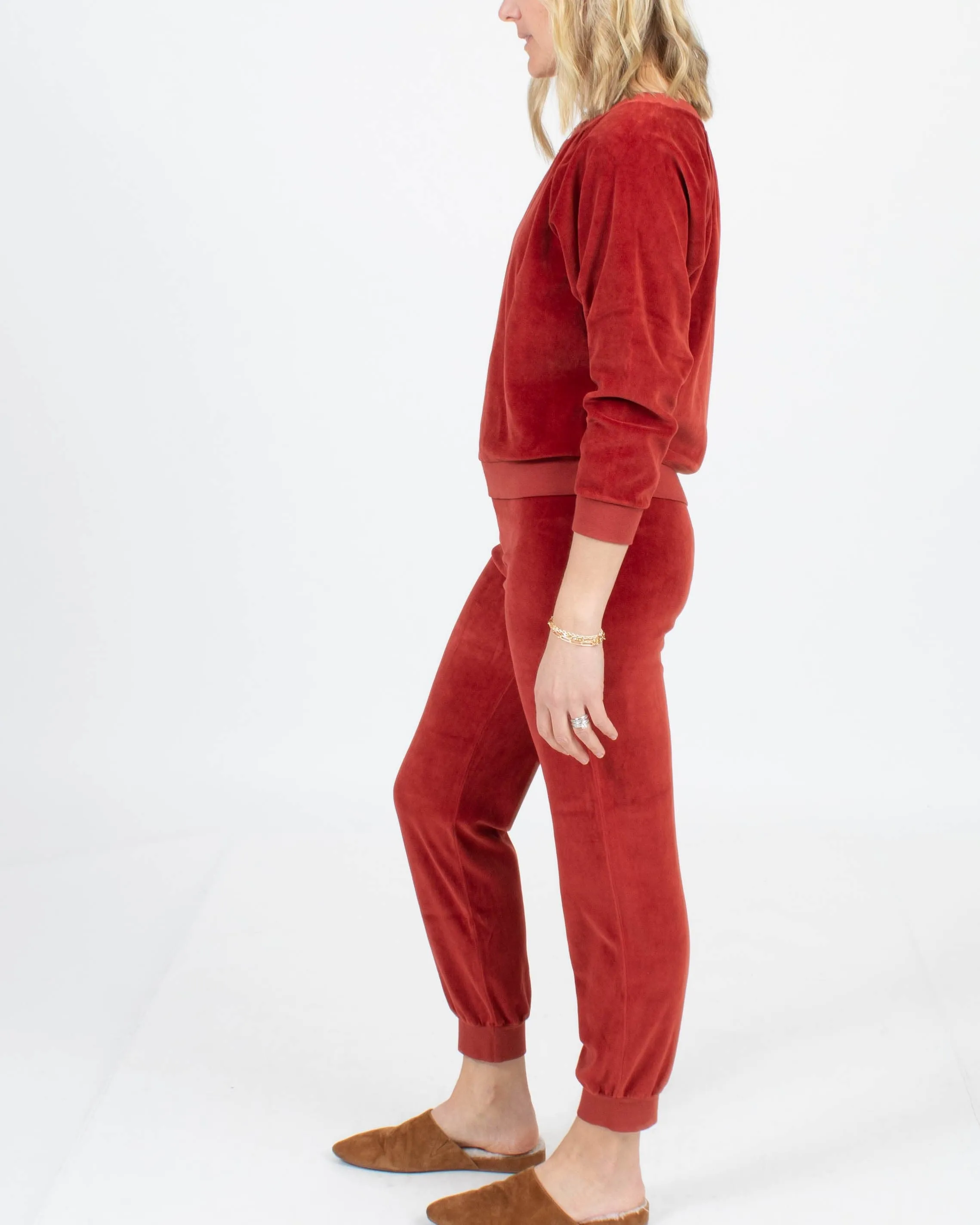Velour Sweatpants Set