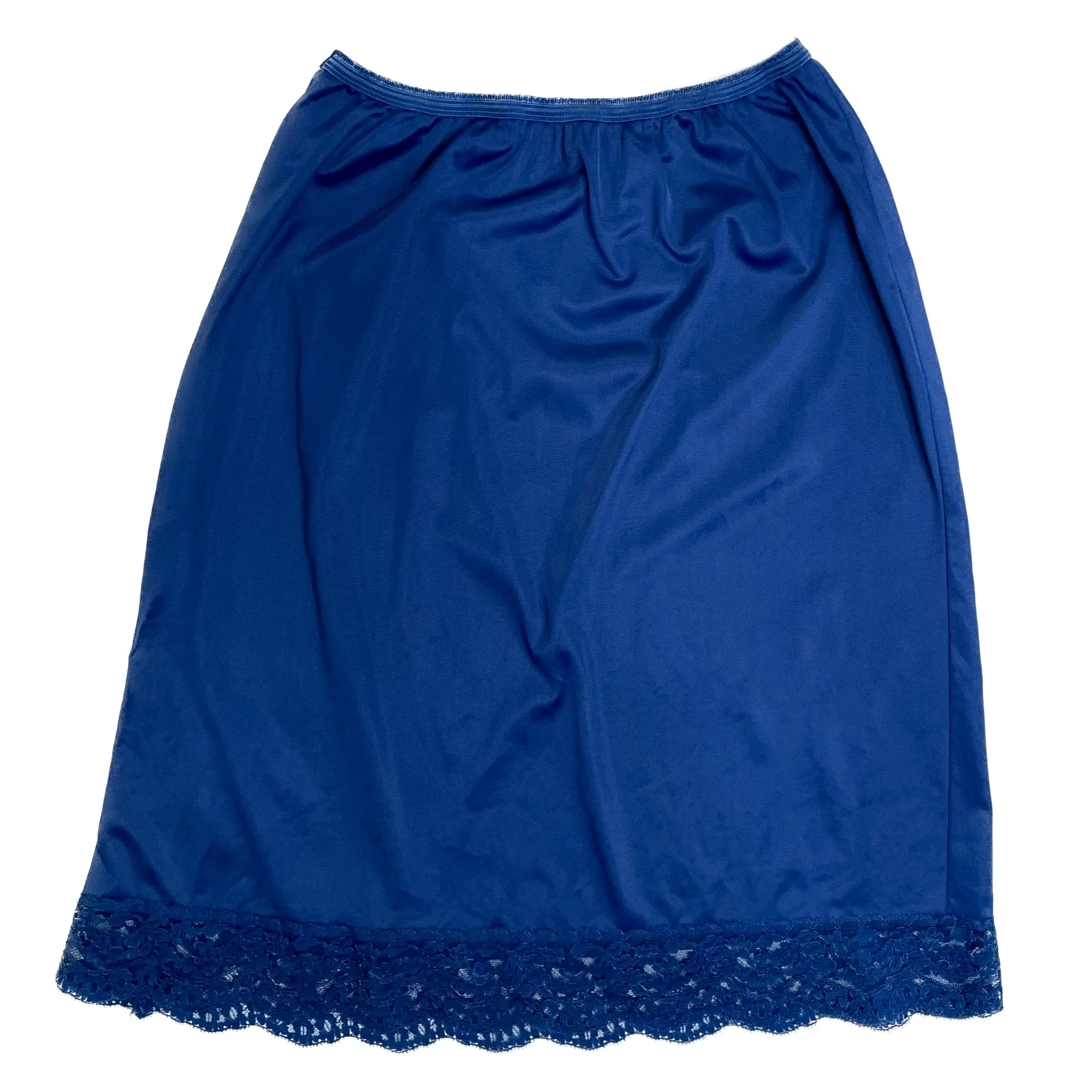 VINTAGE BLUE LACE SLIP SKIRT SIZE SMALL