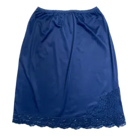 VINTAGE BLUE LACE SLIP SKIRT SIZE SMALL