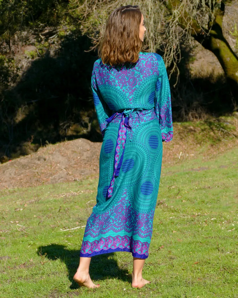 Vivid Floral Mandala Sarong