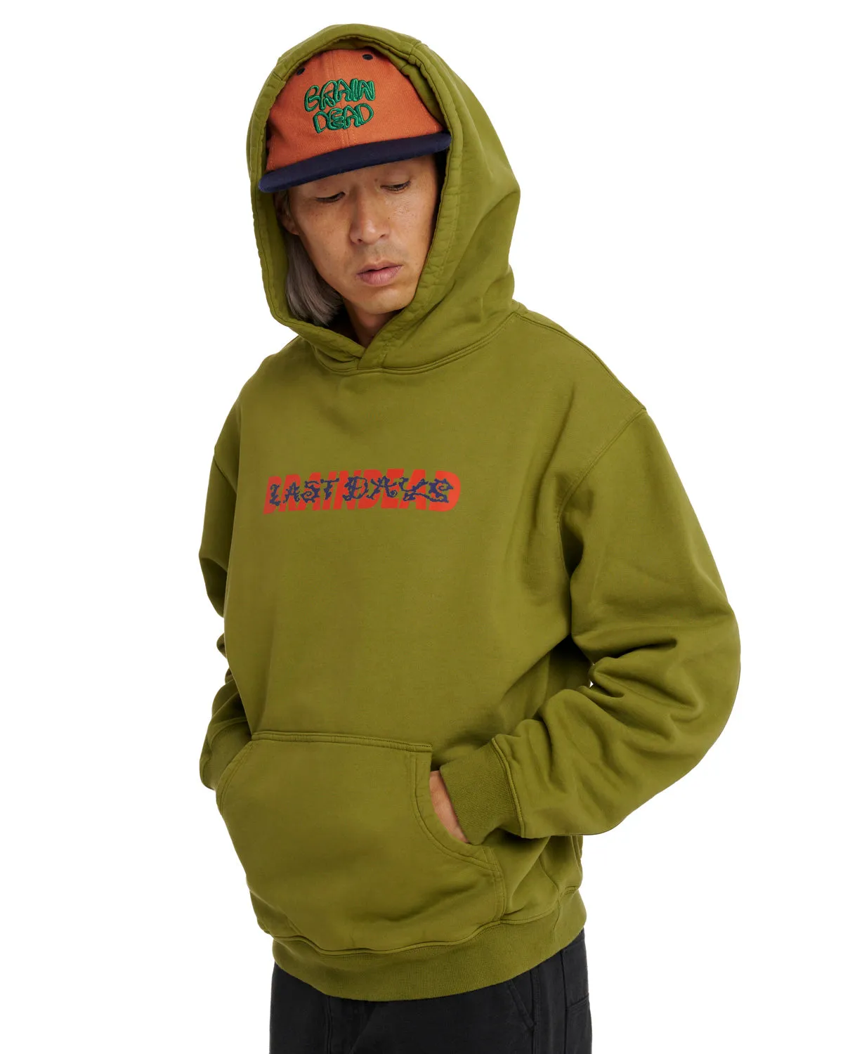 Warn End Aesthetics Hoodie - Moss