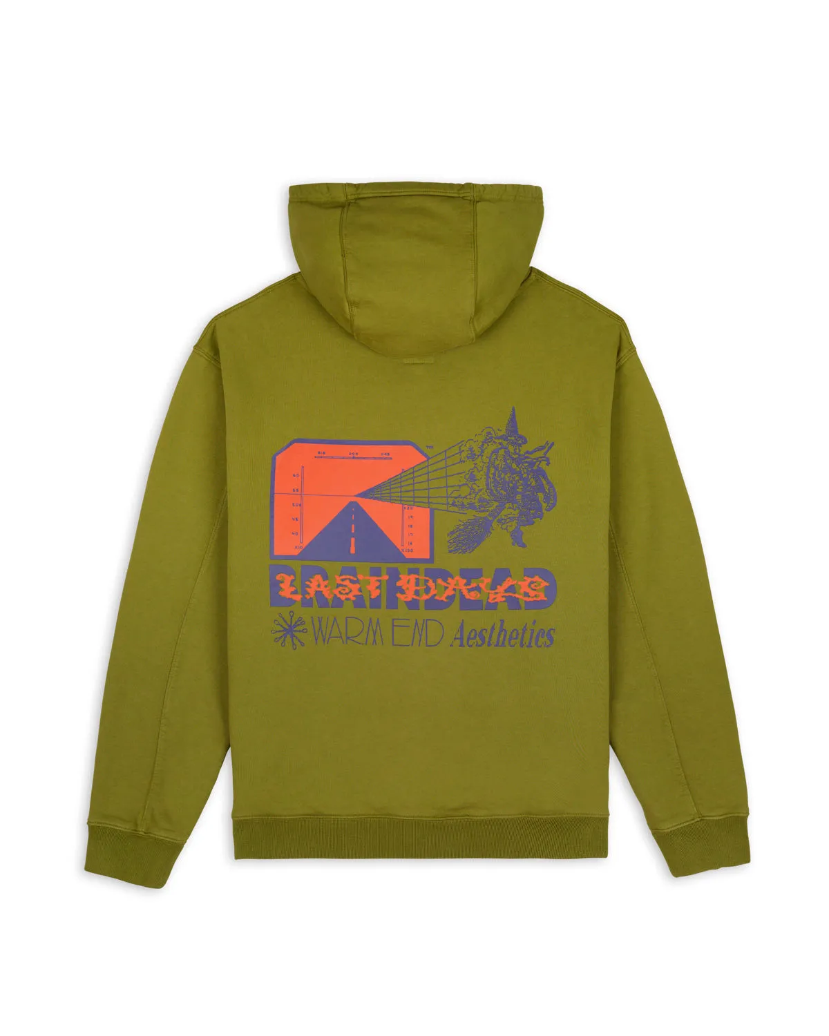 Warn End Aesthetics Hoodie - Moss