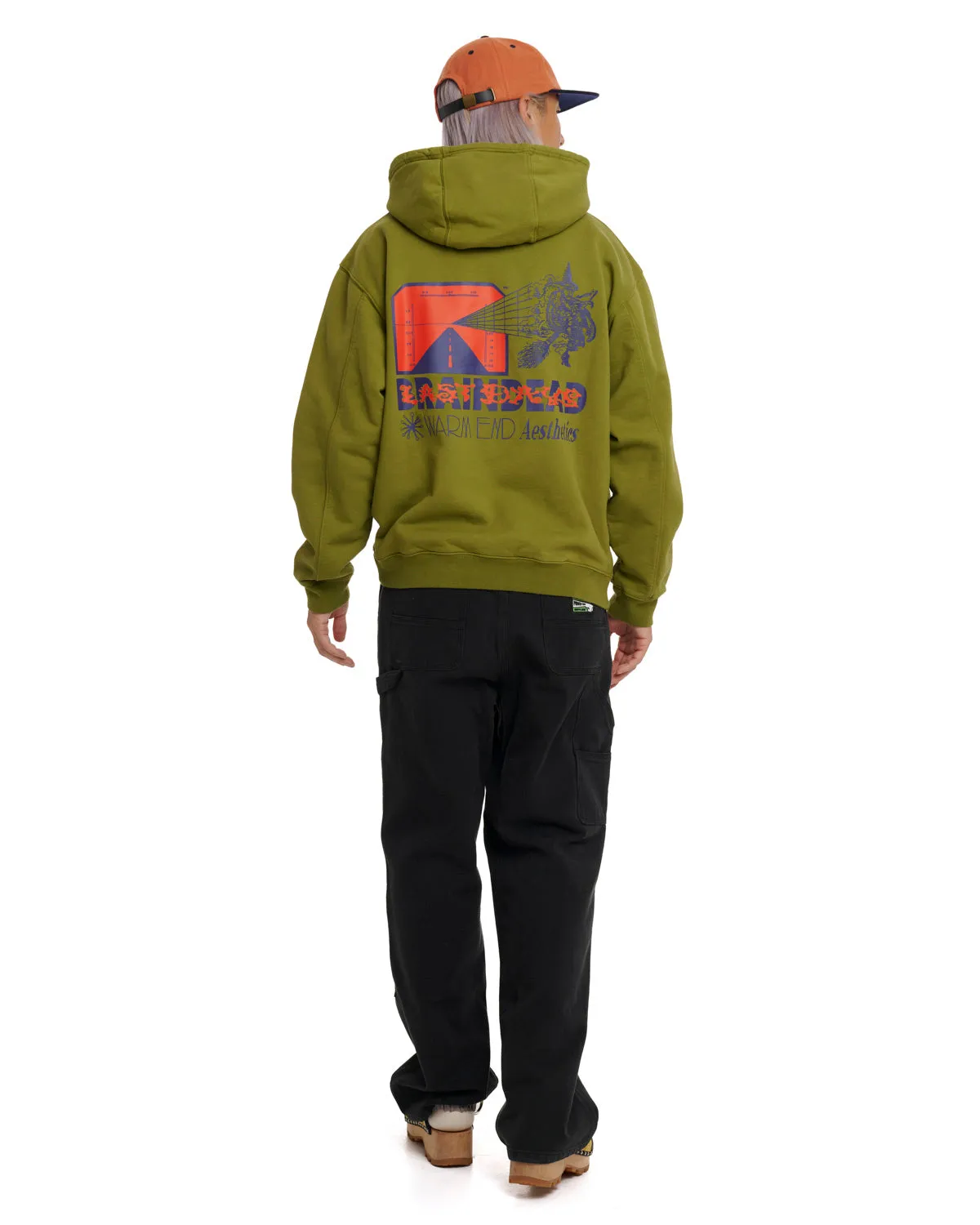 Warn End Aesthetics Hoodie - Moss