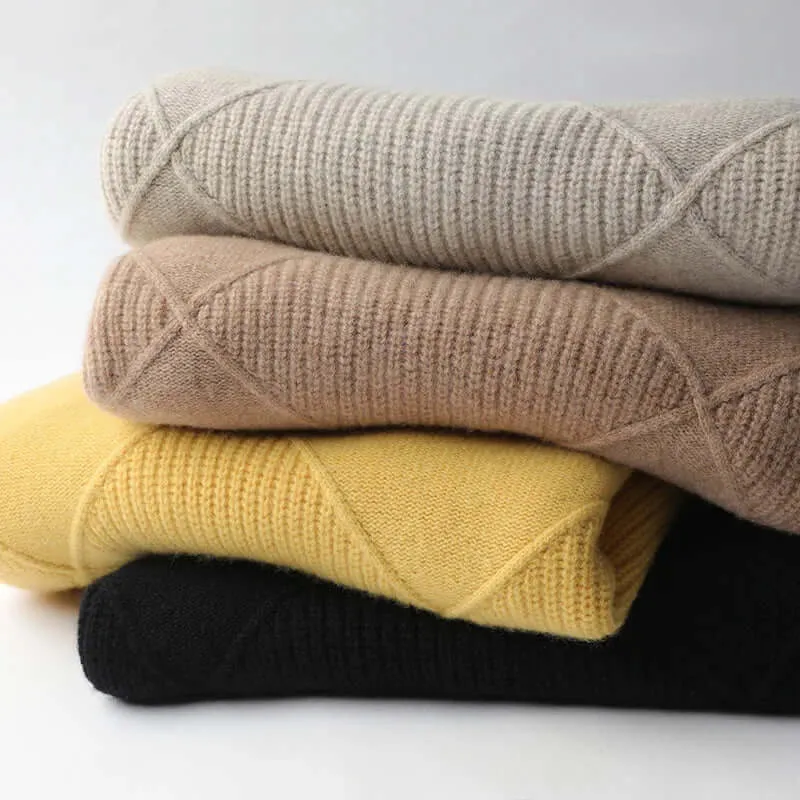 Women's Winter Warm Knitted Turtleneck Sweater