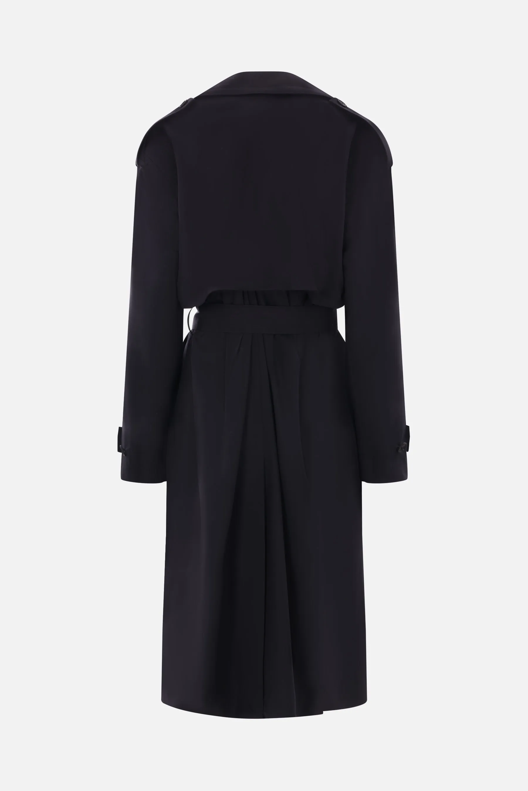 Wool Double-Breasted Trench