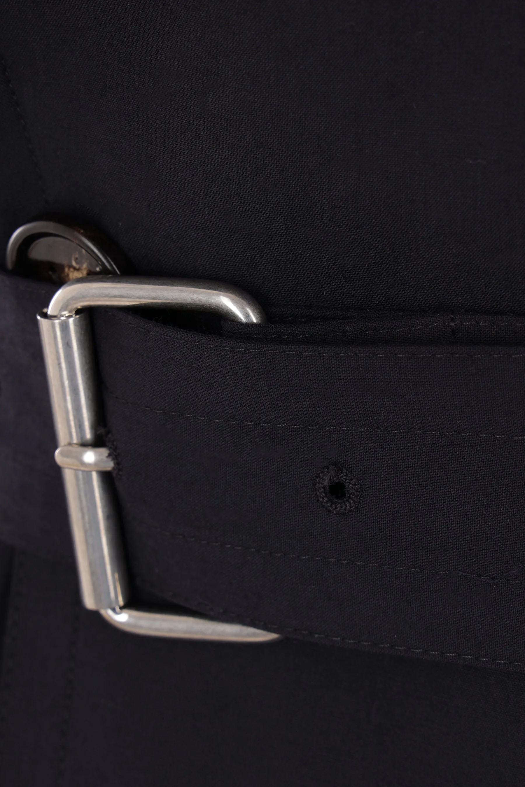 Wool Double-Breasted Trench