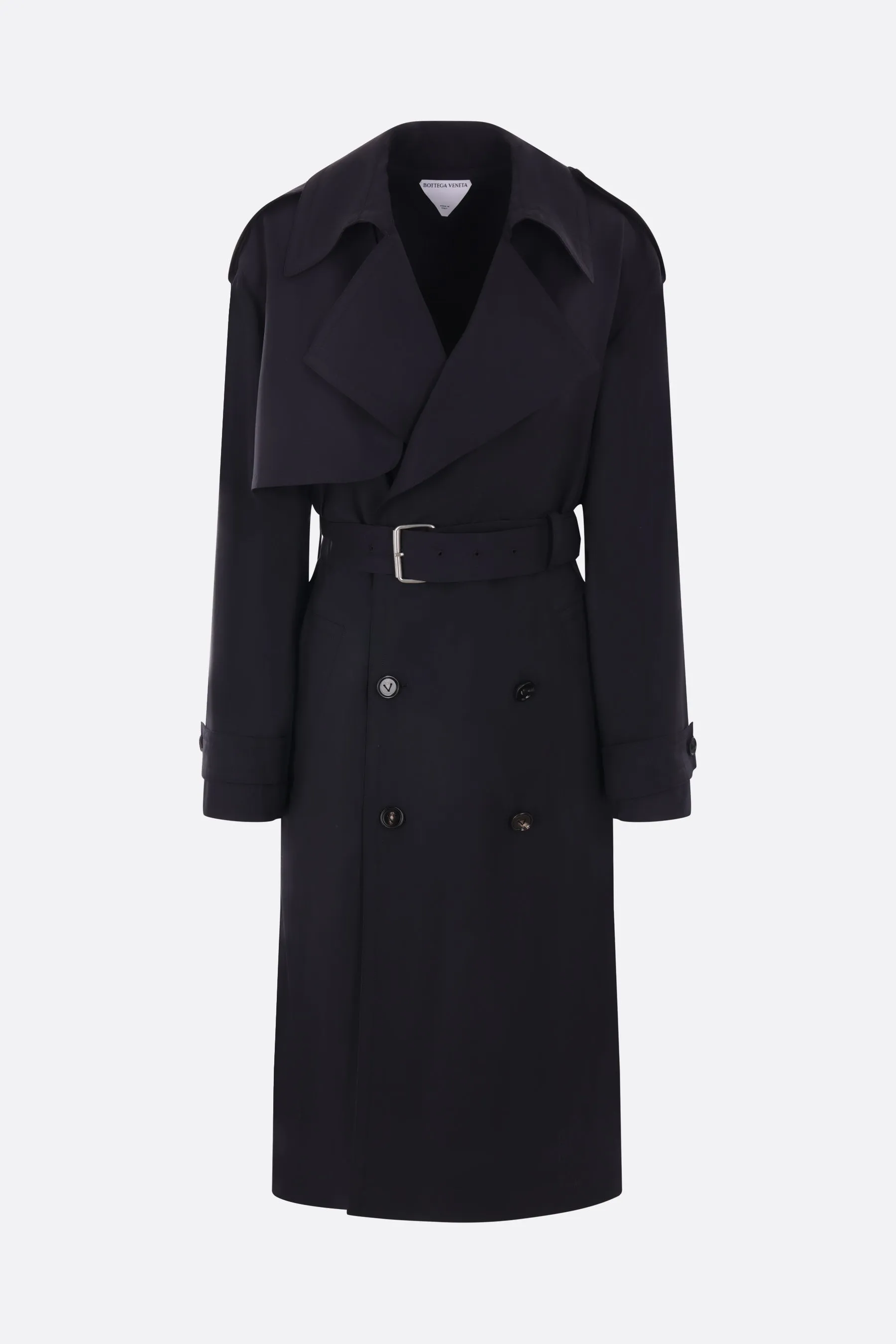 Wool Double-Breasted Trench