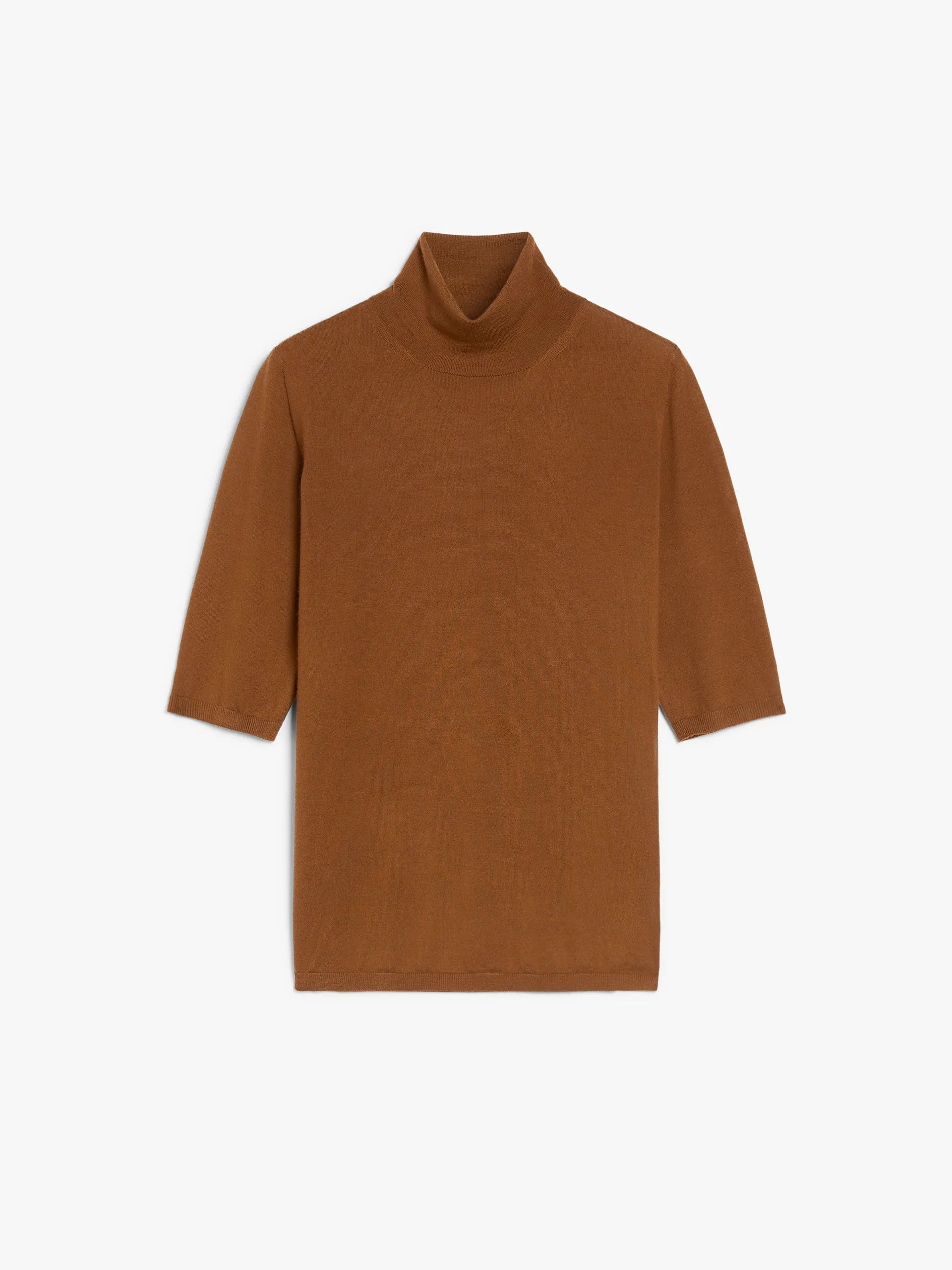 Wool knit turtleneck jumper